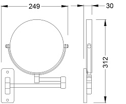 Timo Зеркало Selene 17076/17 – фотография-2